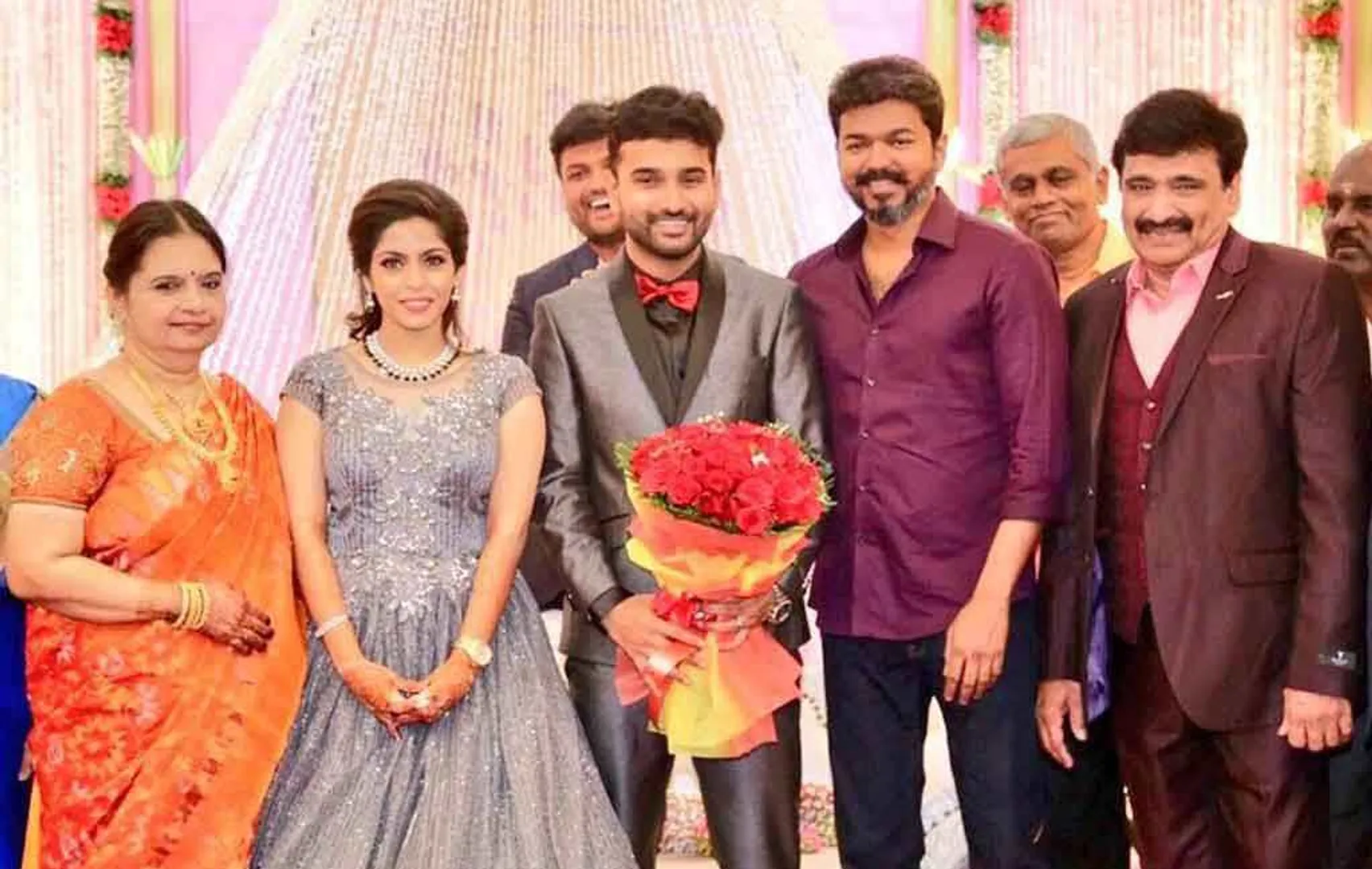 vijay at ramesh kanna wedding